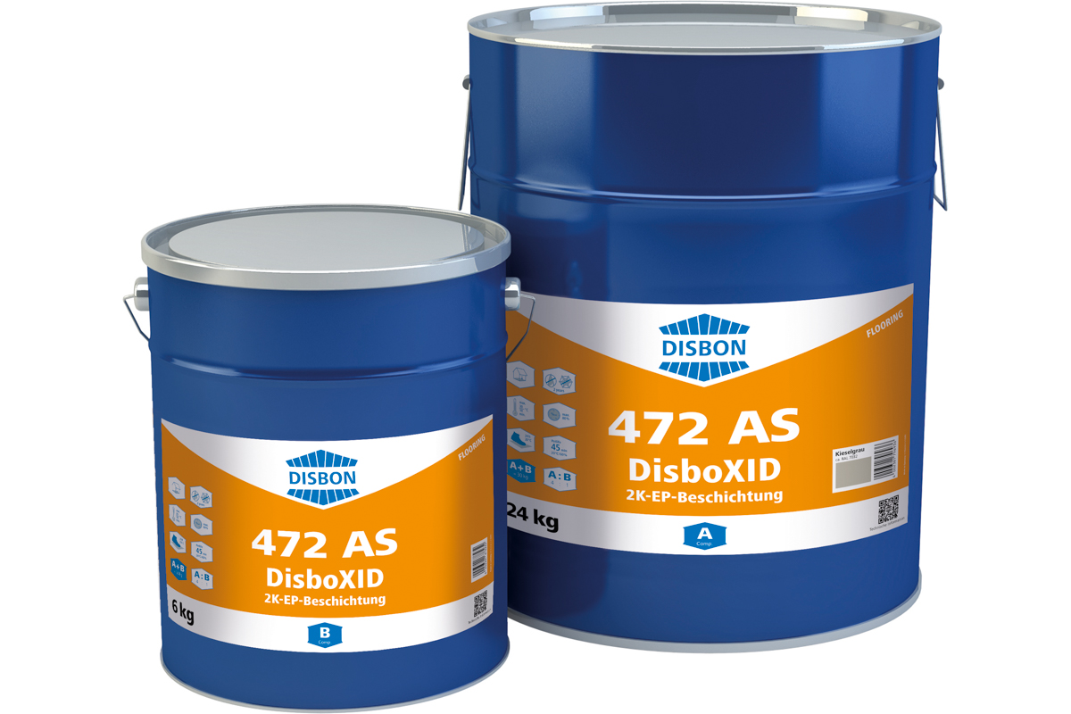 Disbon 472 Disboxid 24,0 kg AS-Deckschicht Masse Steingrau